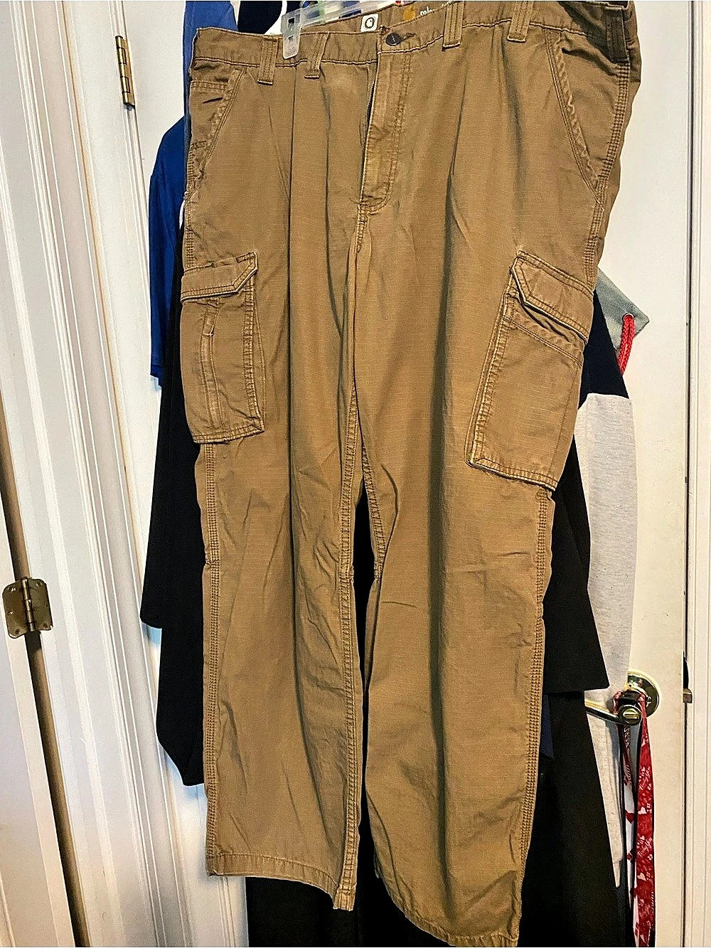 Carhartt Force Relaxed Fit Cargo Pants Cargo Pants Brown Waist 42x32
